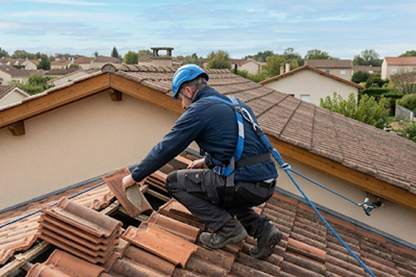 Remplacement de tuiles à Roques